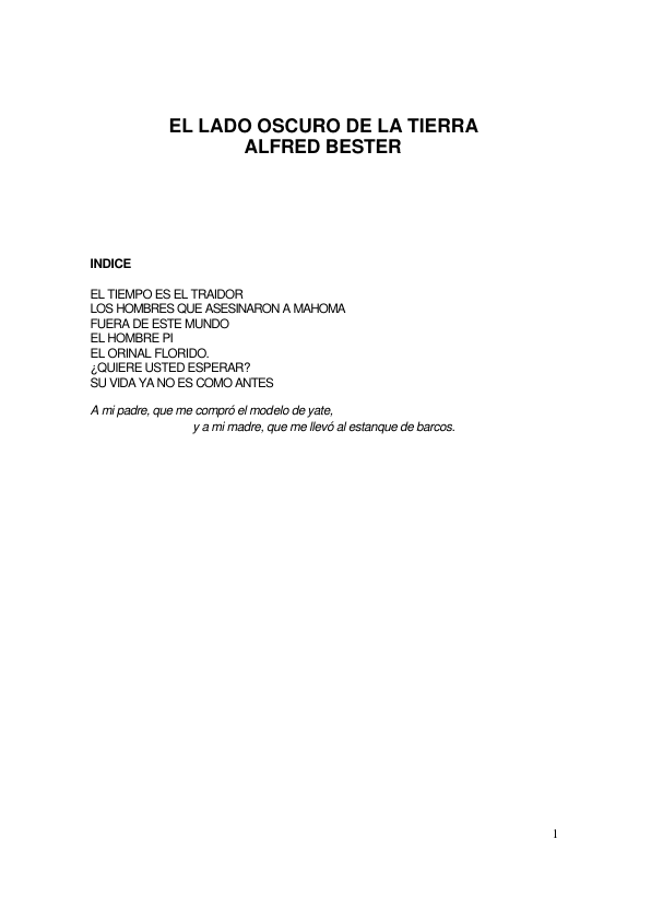 Portada de Alfred Bester - El lado oscuro de la Tierra2.PDF